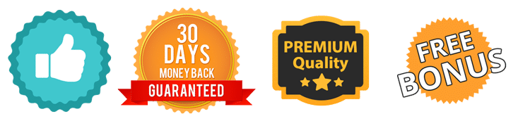 money-back guarantee & premium quality
